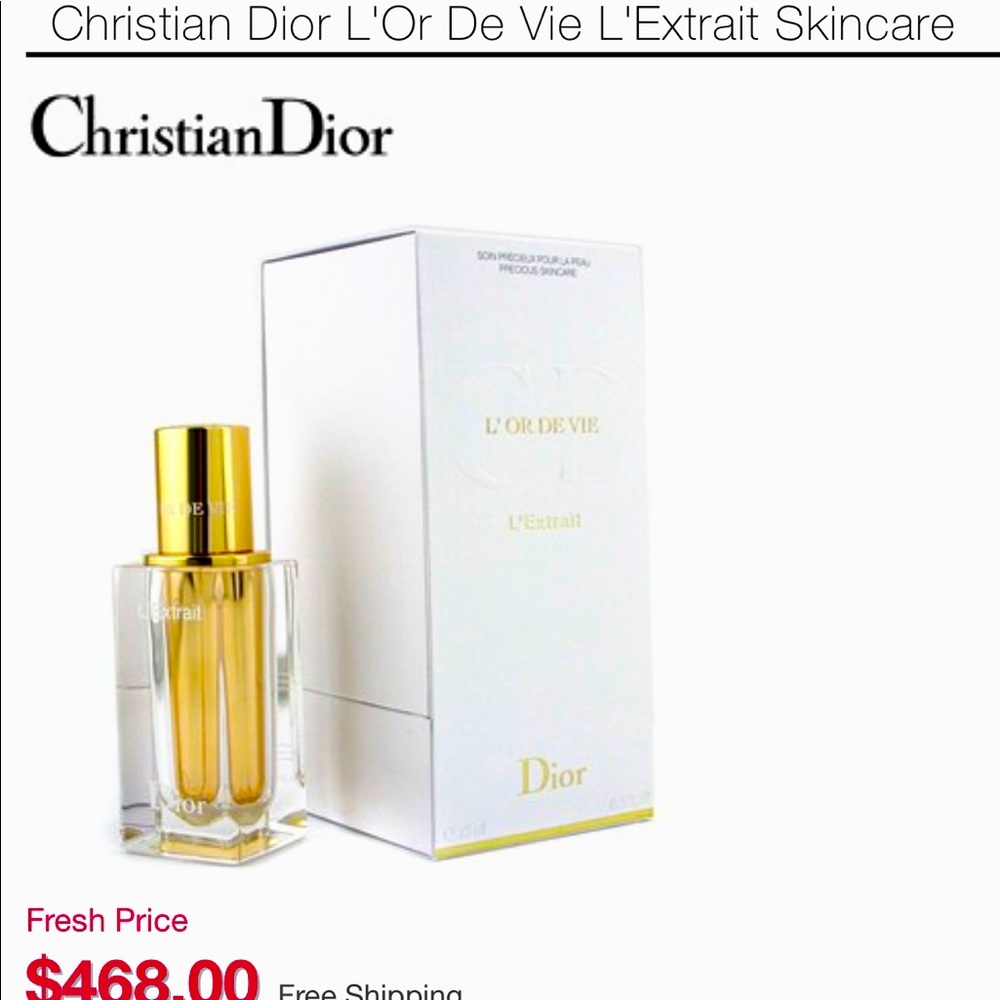 DIOR  L’Or DeVie 0.5 oz - L’Extrait - Picture 2 of 6